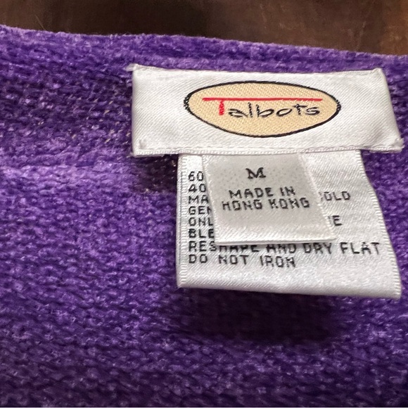 Talbots Soft Velvet Sweater - Size Medium - Picture 3 of 6
